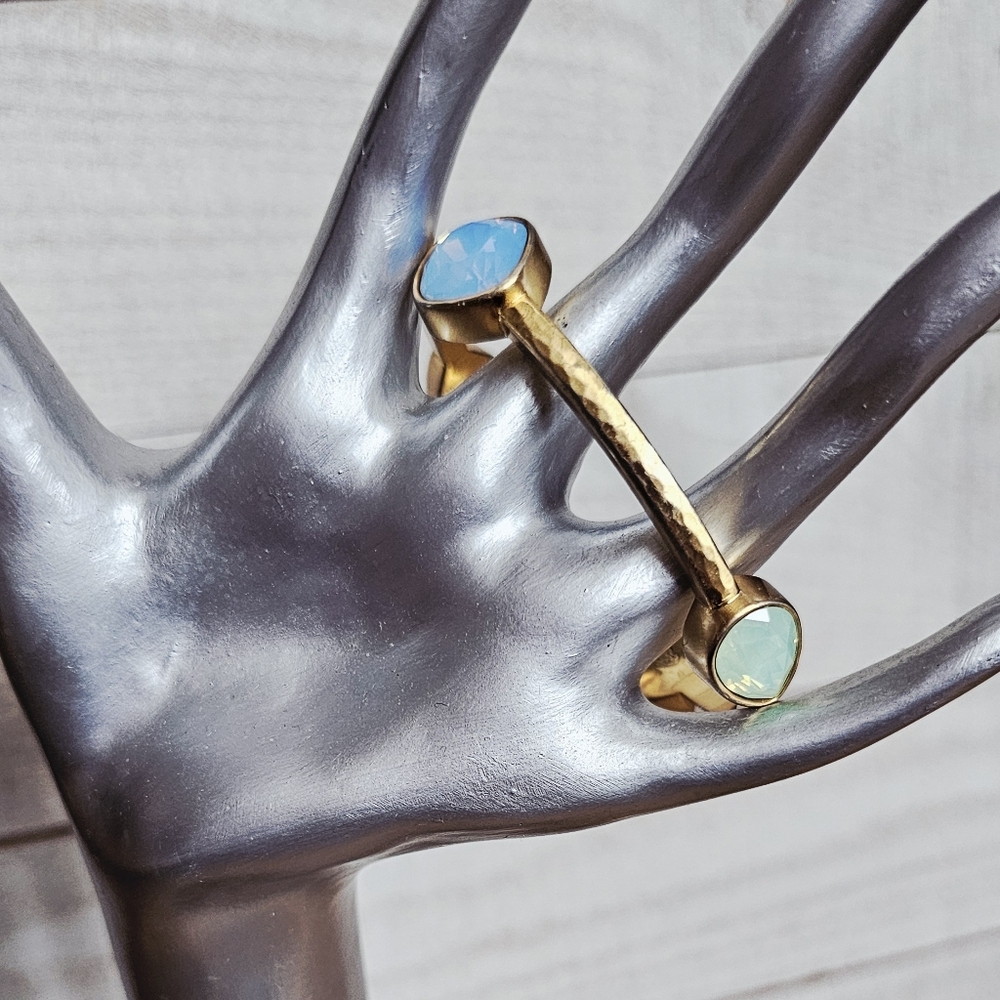Brighton Mercury Brushed Gold Bangle. Artisan Style Bangle. Versailles Bangle.